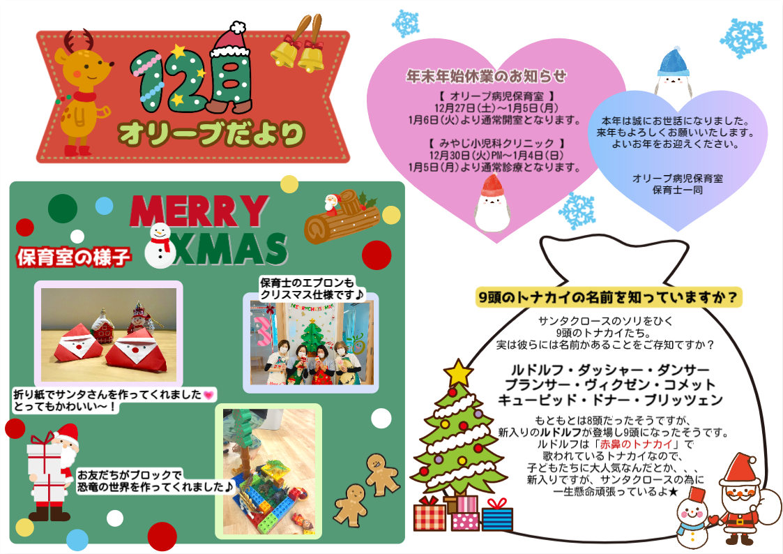 オリーブだより12月号